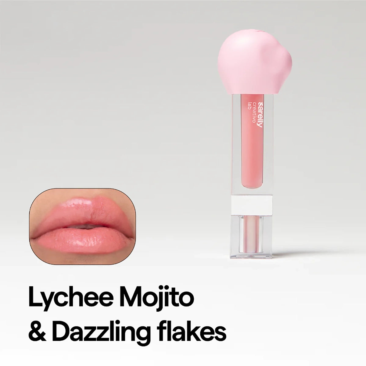 Gloss +Shimmer Lychee Mojito And Dazzling Flakes