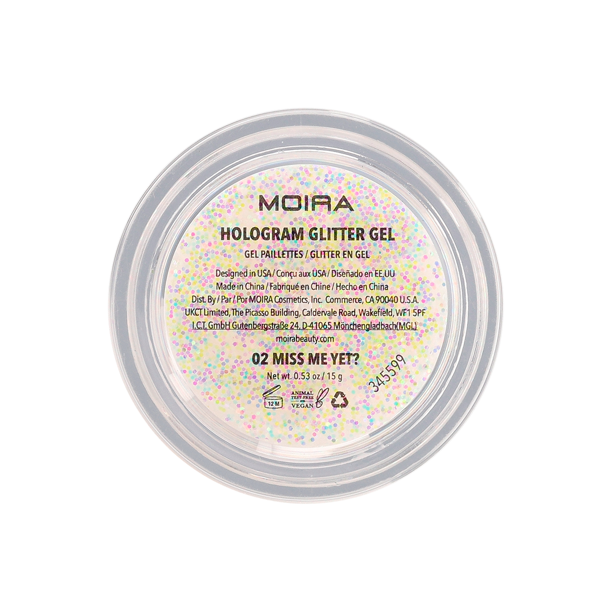 Hologram Glitter Gel - 02, Miss me yet?