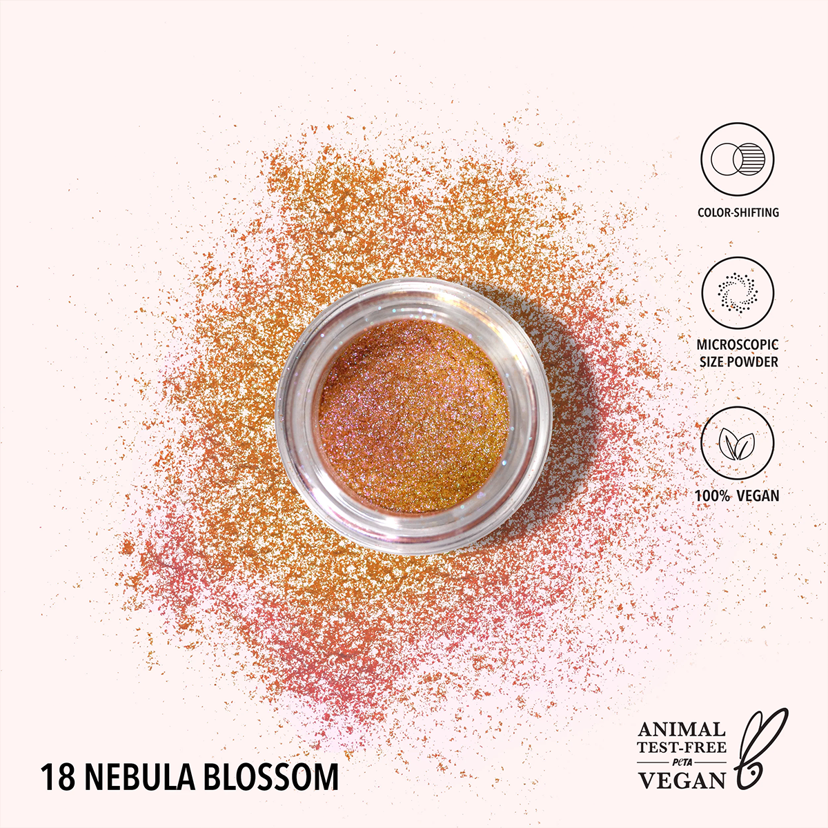 Starstruck Chrome Loose Powder - 18, Nebula Blossom