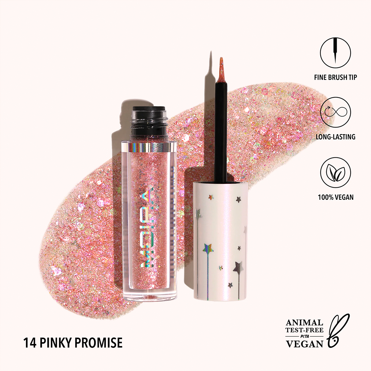 Glitter Glitter Liner - 14, Pinky Promise