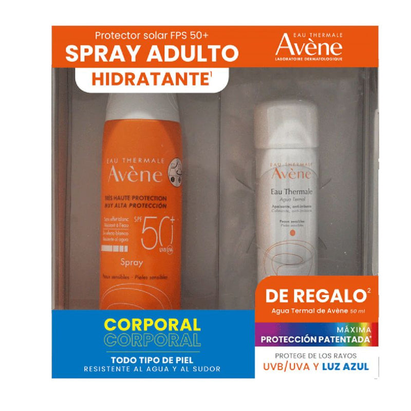 Kit Avene Spray Adulto + Agua Termal