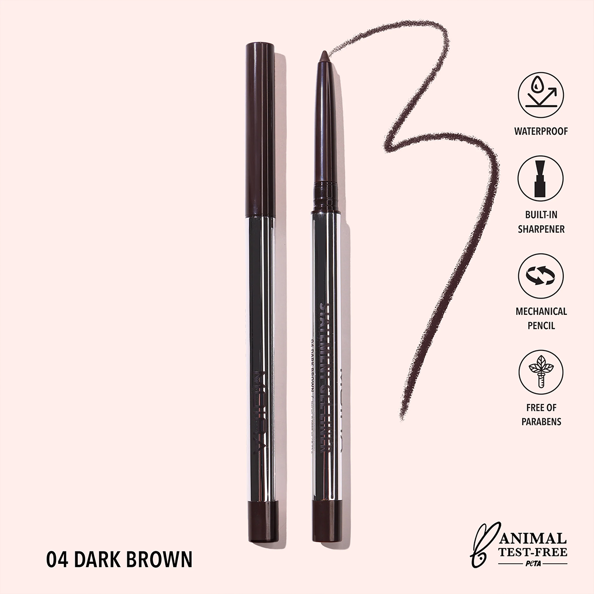 Statement Gel Liner- 4, Dark Brown