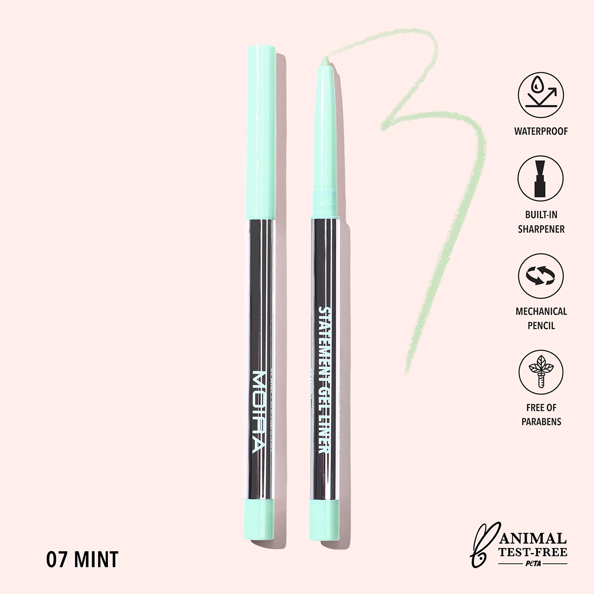 Statement Gel Liner- 7, Mint