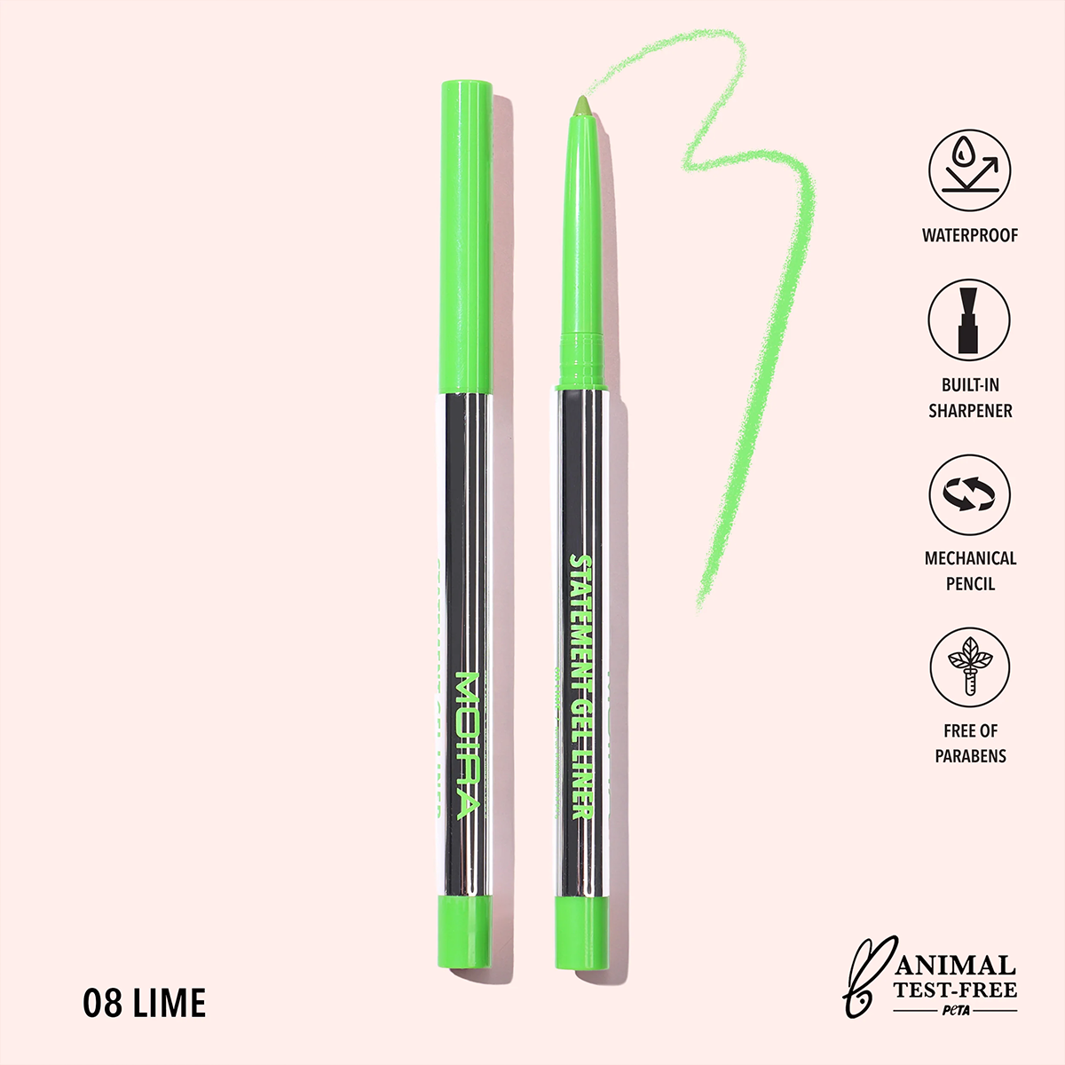 Statement Gel Liner- 8, Lime