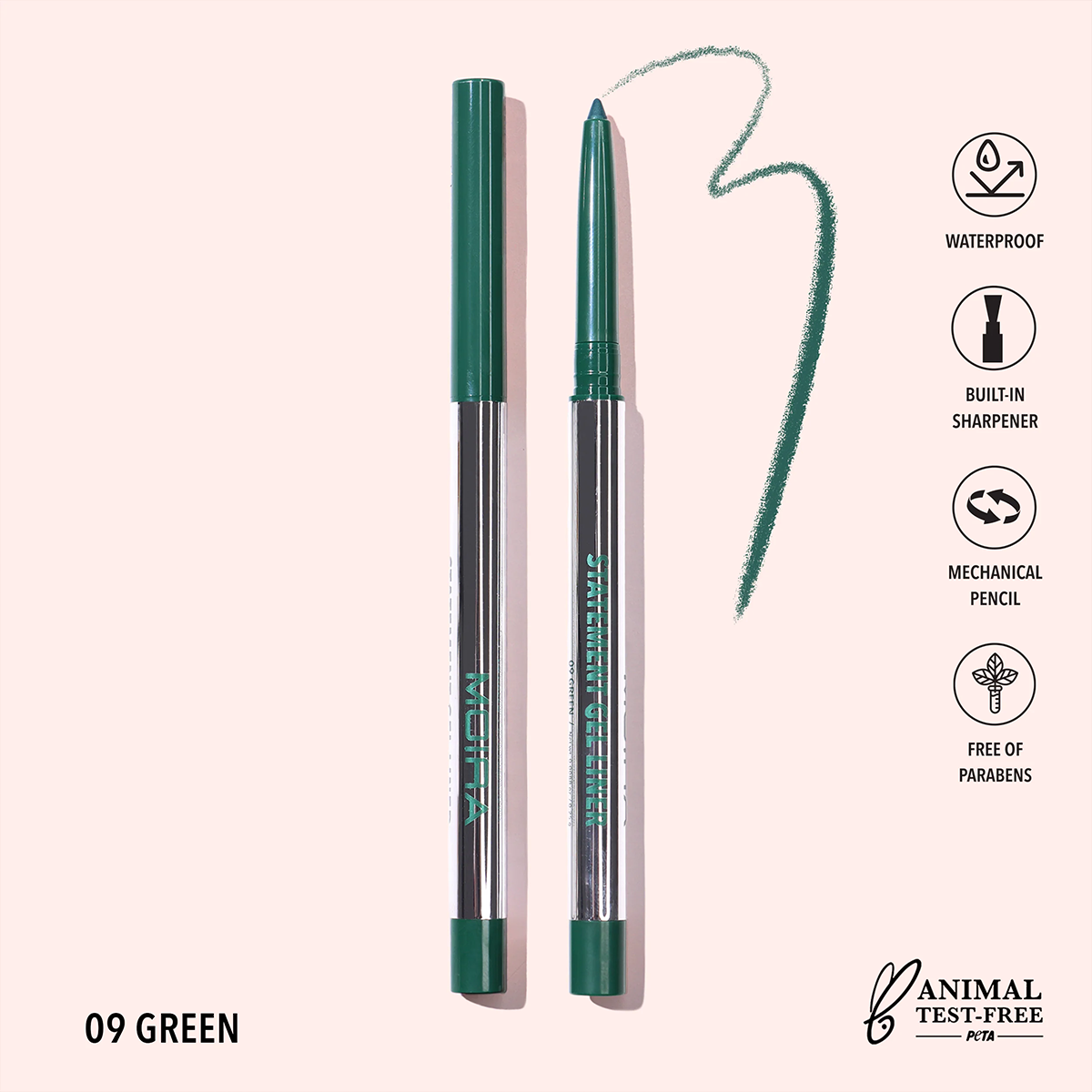 Statement Gel Liner- 9, Green