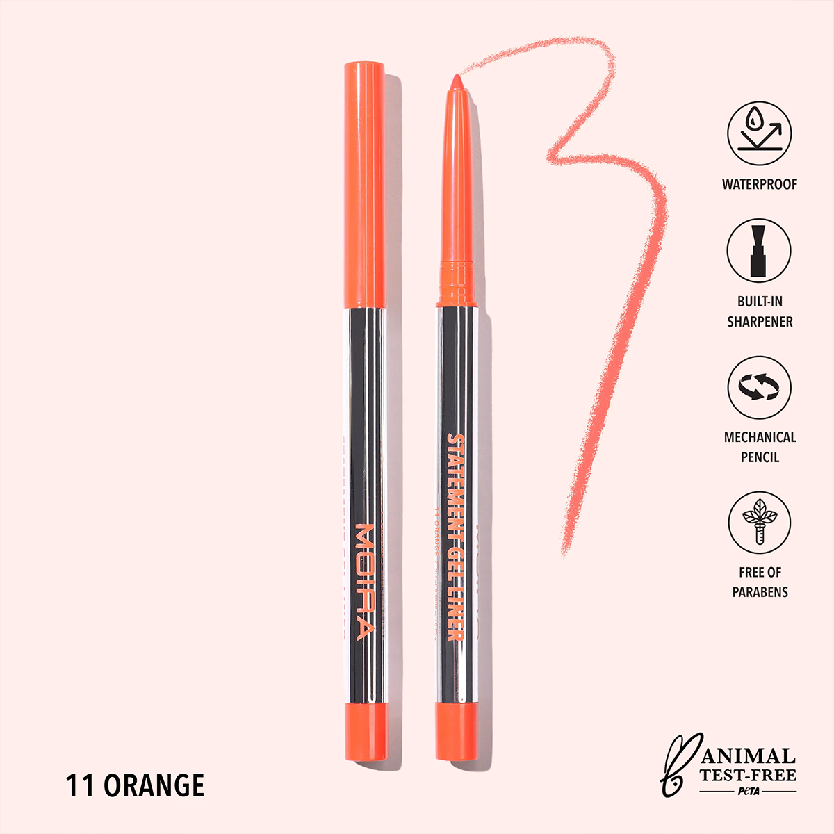 Statement Gel Liner- 11, Orange