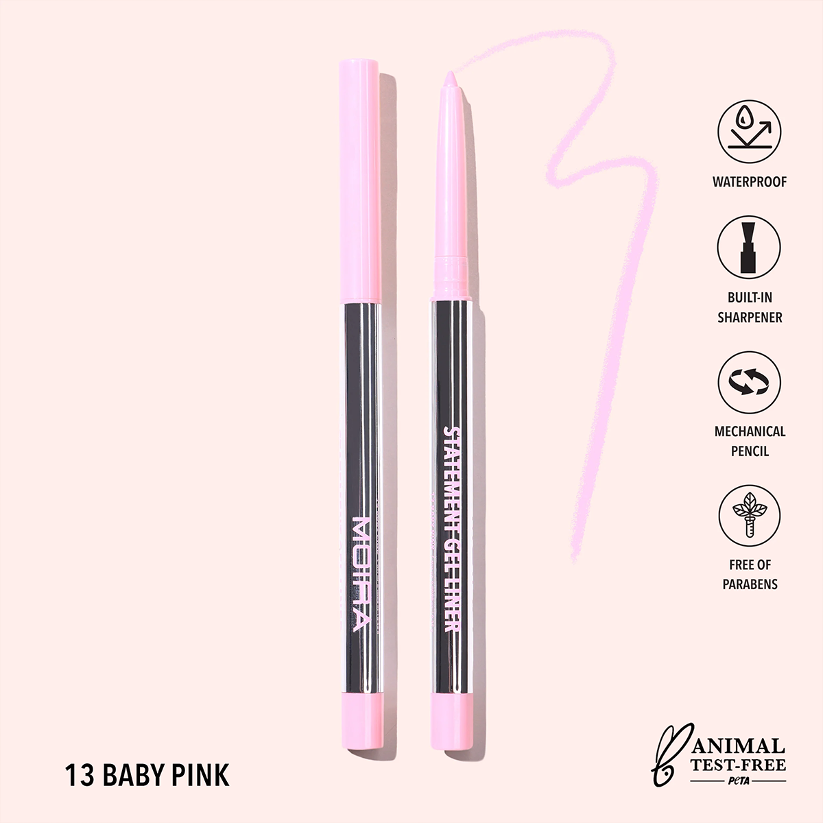 Statement Gel Liner-13, Baby Pink