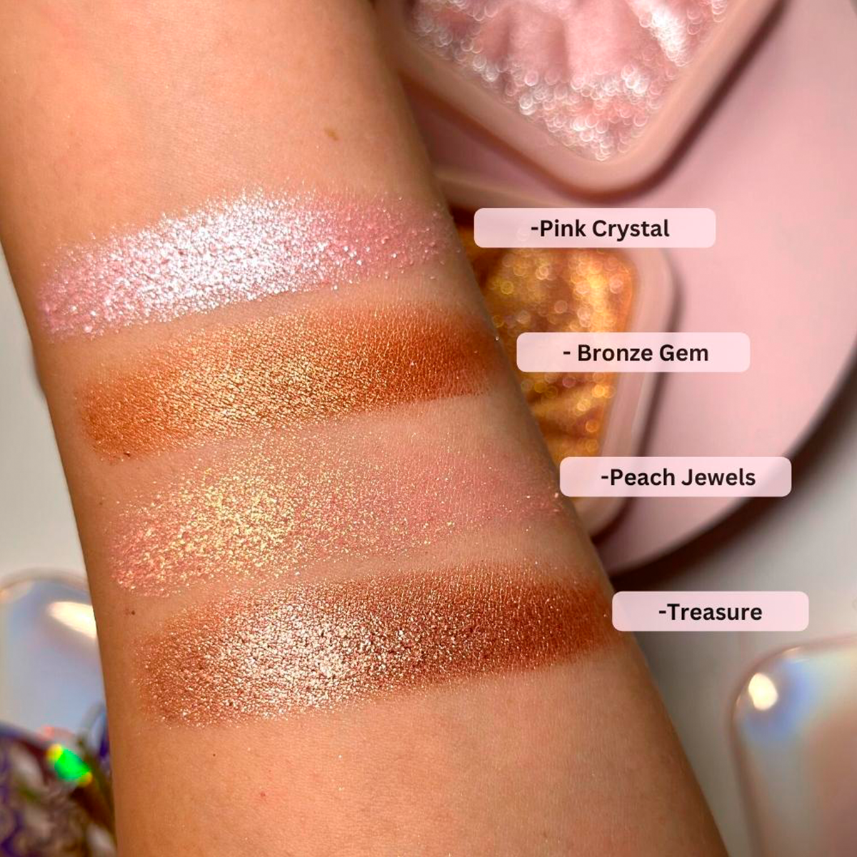 Chunky Glitter Diamond Dust Highlighter-Bronze Gem