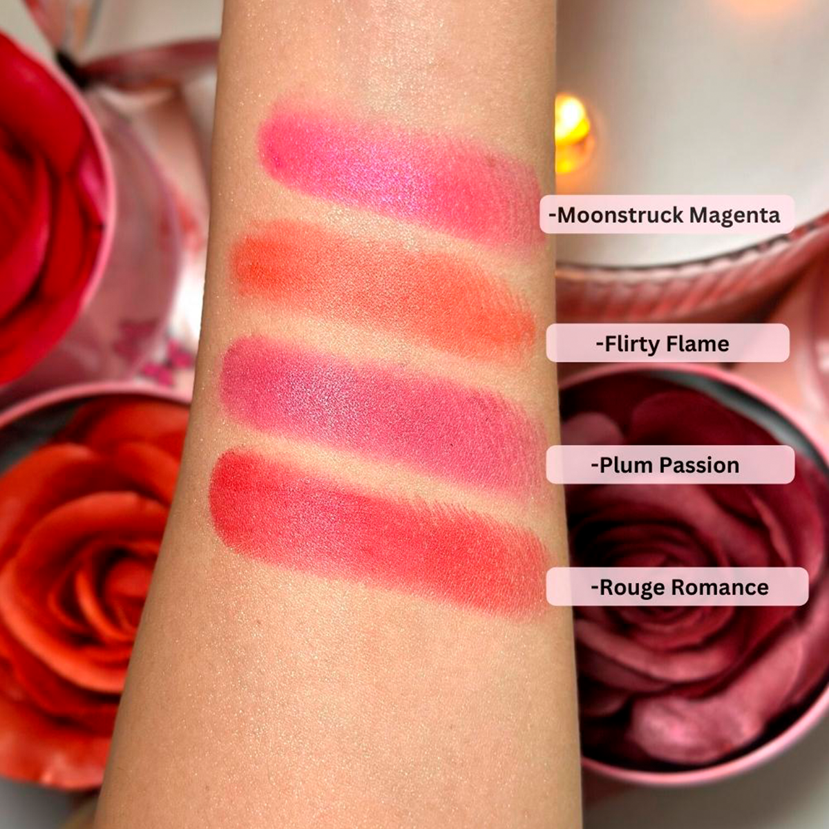 Eternal 3D Rose Blush Rouge Romance