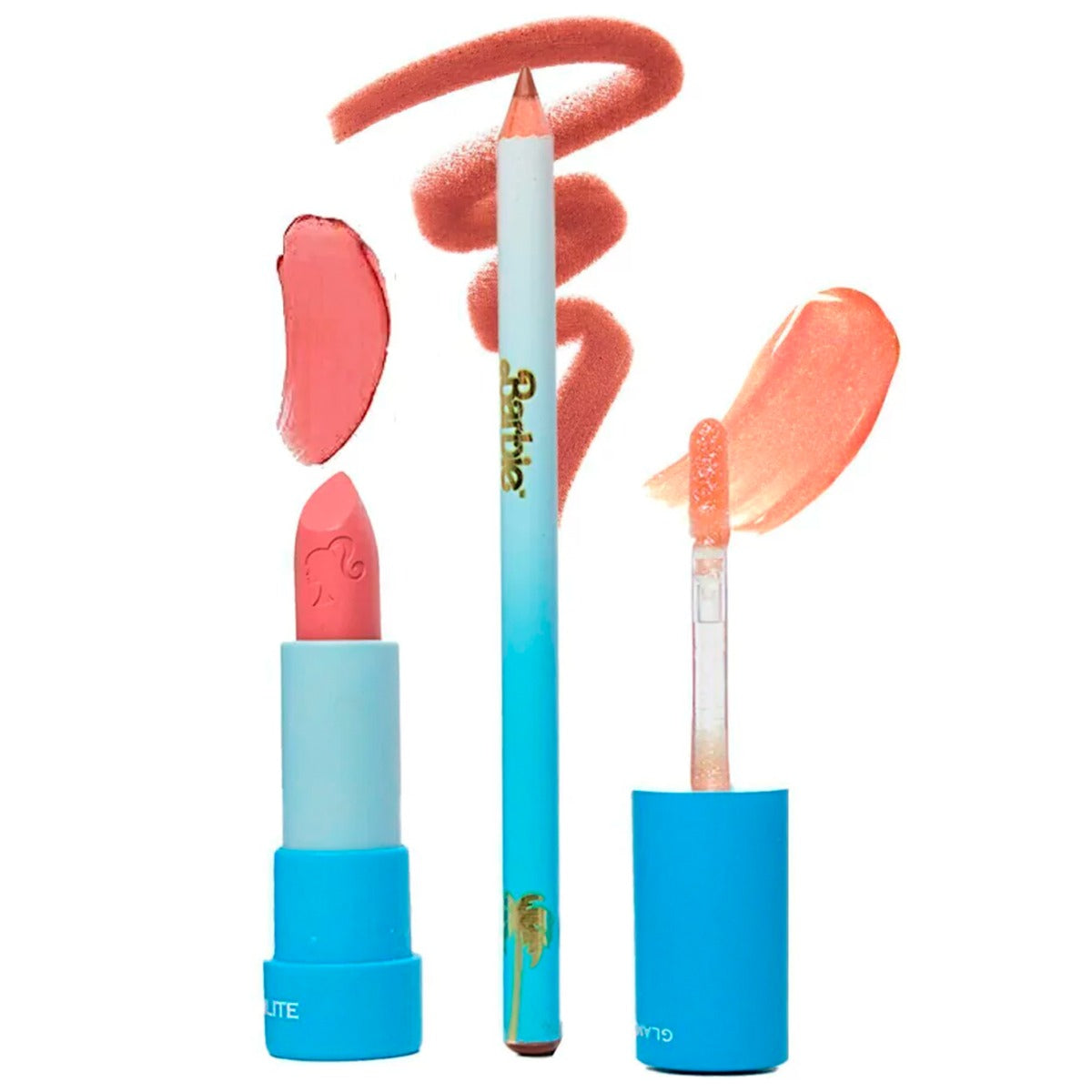 Barbie X Glamlite Summer Vacay Lip Kit
