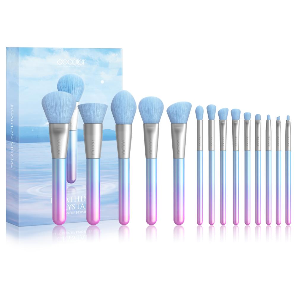 14 pieces Breathing Crystal Makeup Brush Set