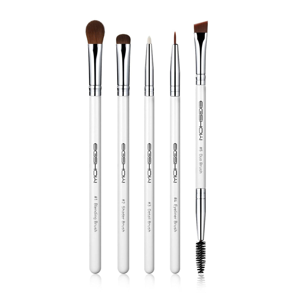 Jade Series 5 Pcs Eye Makeup Brush Kit