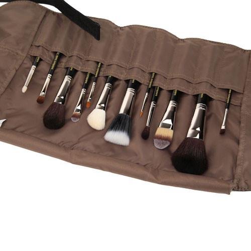 Maestro Complete 12pc. Brush Set With Roll-Up Pouch