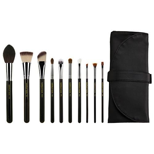 Maestro The Key Essential 10pc. Brush Set With Roll-Up Pouch