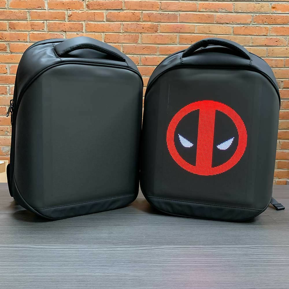 Mochila LED Programable con Carga de Imágenes