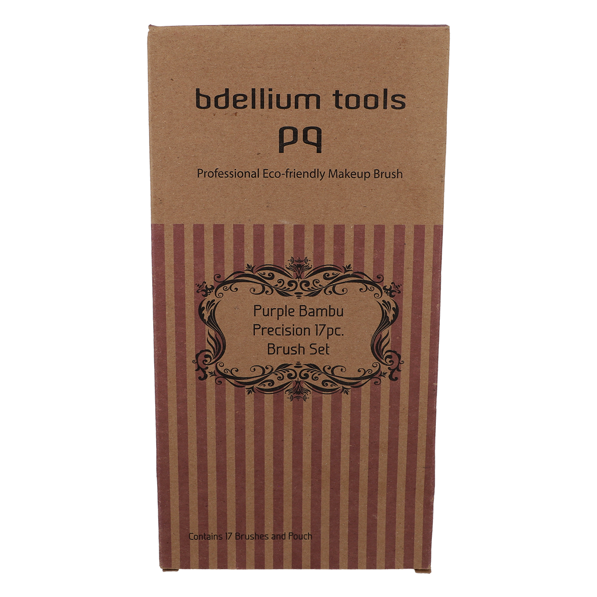 Purple Bamboo - Precision 17pc. Brush set - bdellium tools - nuestro secreto