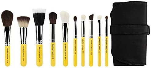 Travel Mineral 10pc. Brush Set with Roll-up Pouch