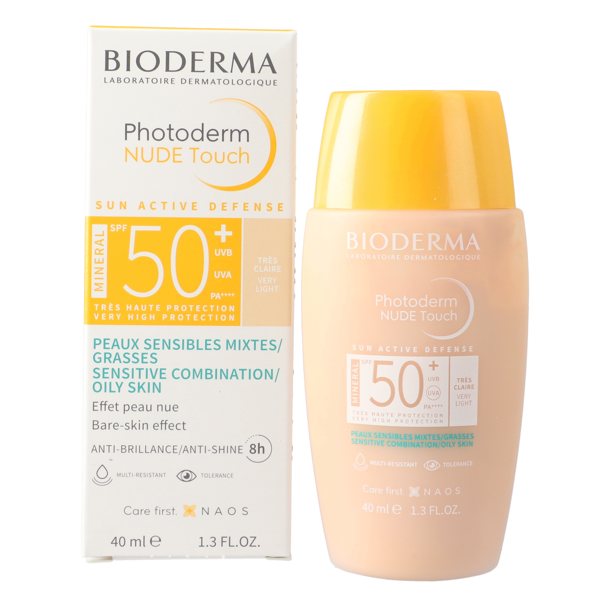 Photoderm NUDE Touch SPF 50+ Tono Muy Claro