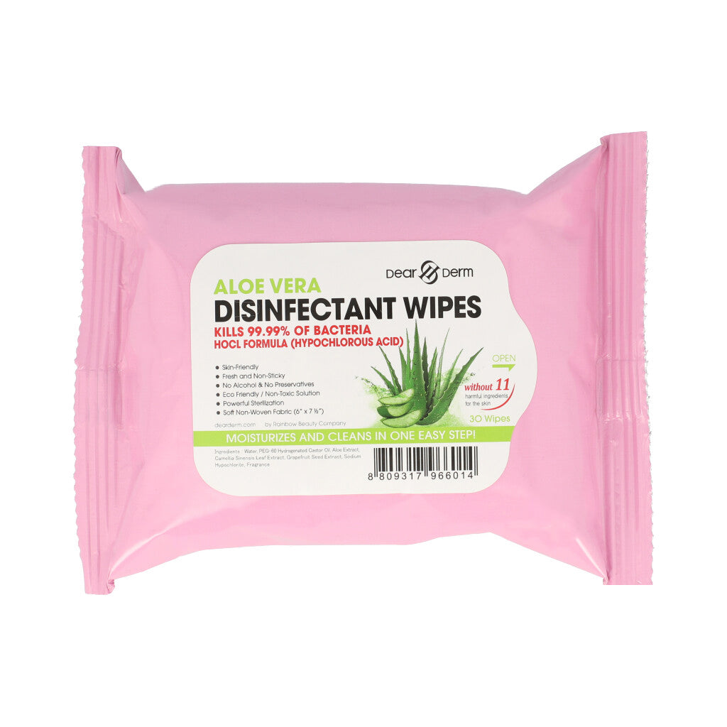 Disinfectant Wipes Aloe Vera - Toallitas Desinfectantes