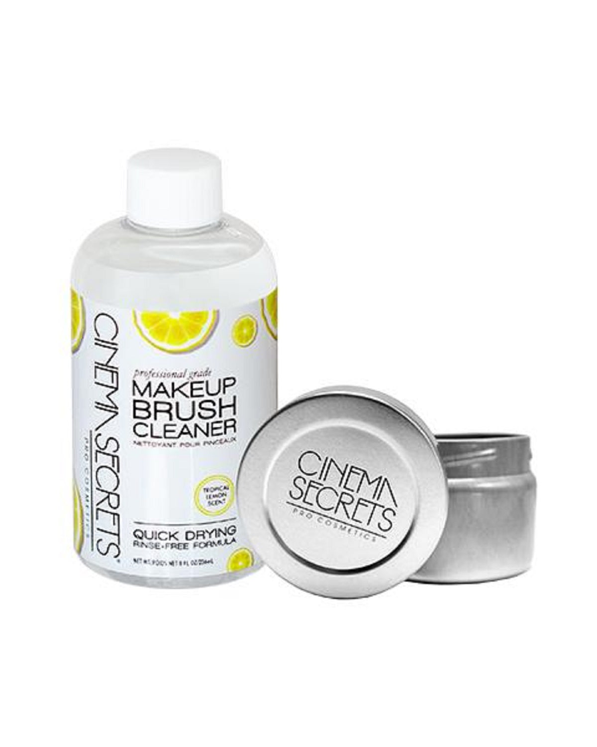 Professional Brush Cleaner Pro Starter Kit + Cleansing Tin / Tropical Lemon Scent