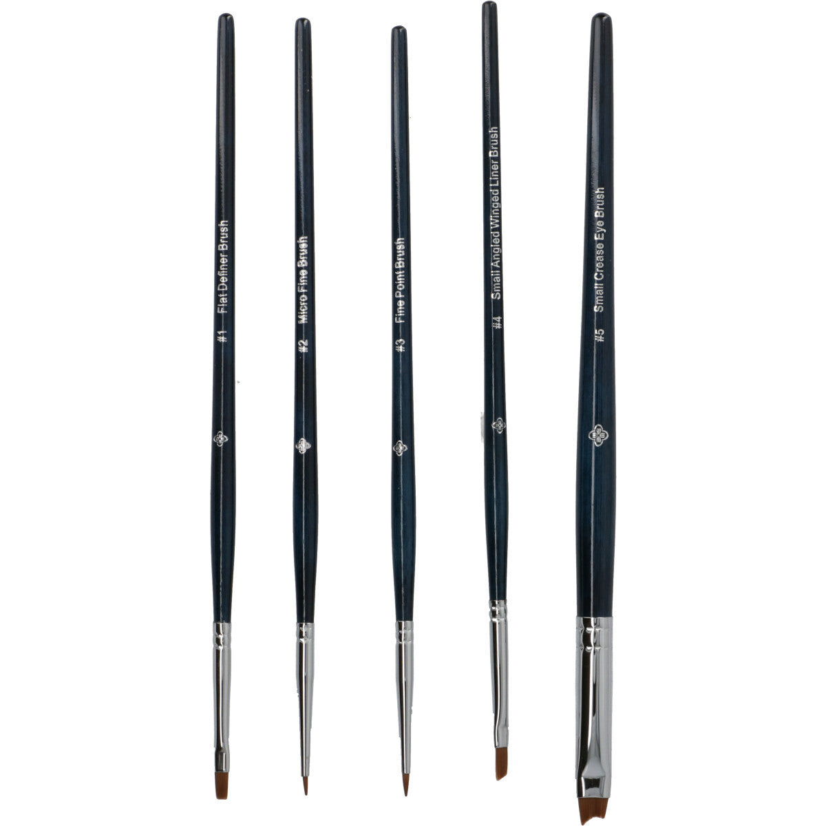 Ultra Fine Series - 5pcs All in One Pro Detail Eyeliner Brush Set