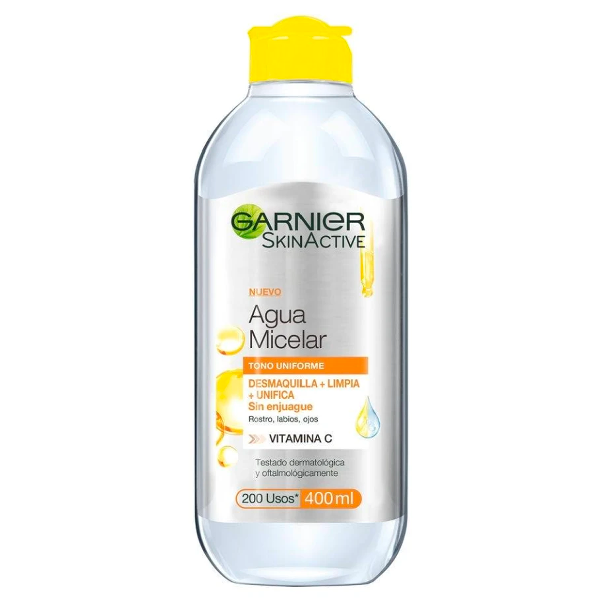 SkinActive Agua Micelar Vitamina C