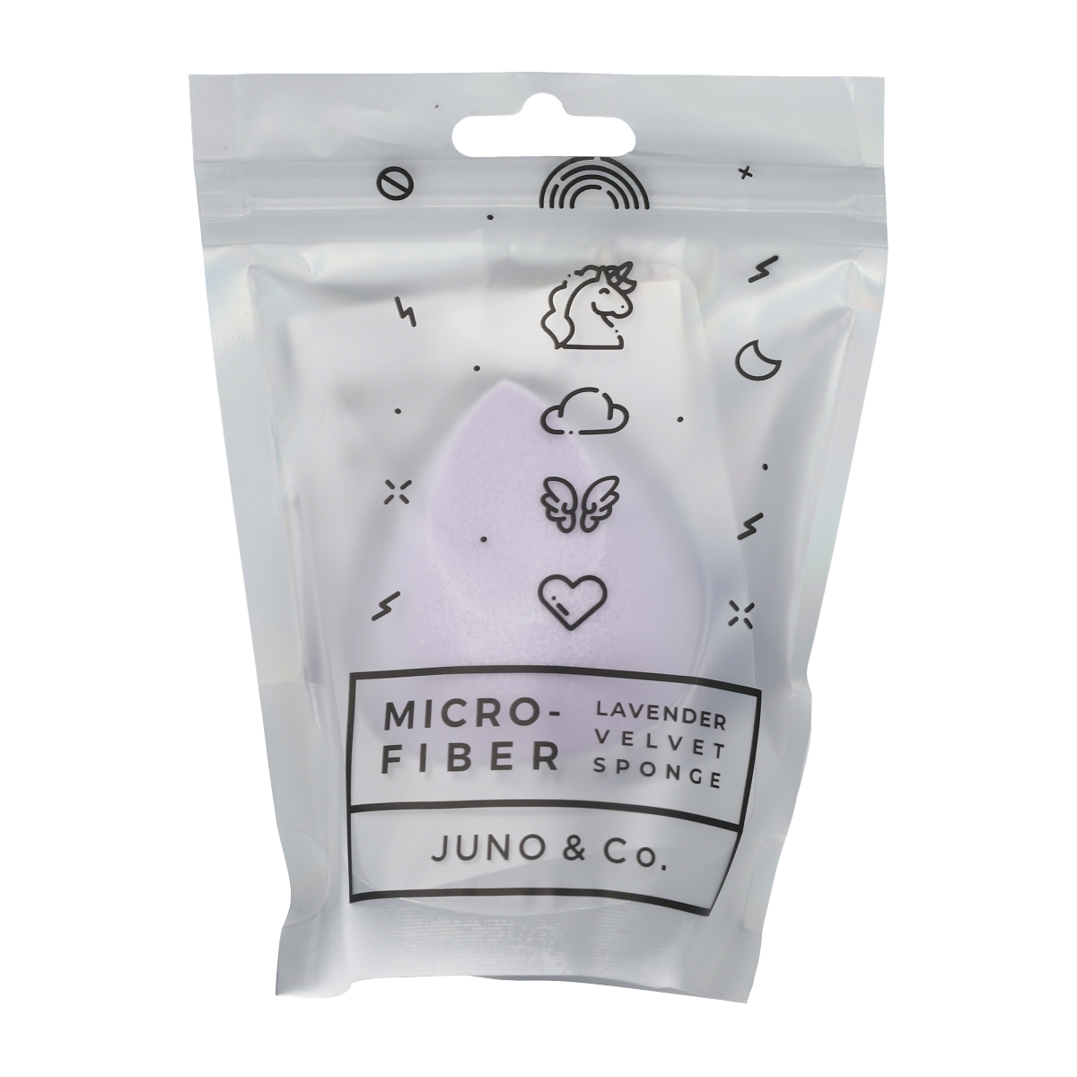 Microfiber Lavender Velvet Sponge / Juno & Co.