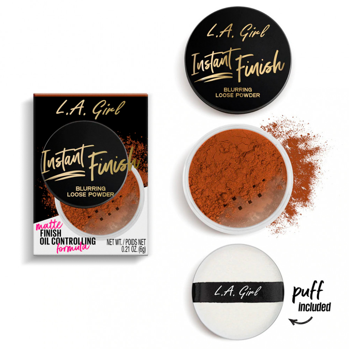 Instant Finish Blurring Loose Powder-Deep