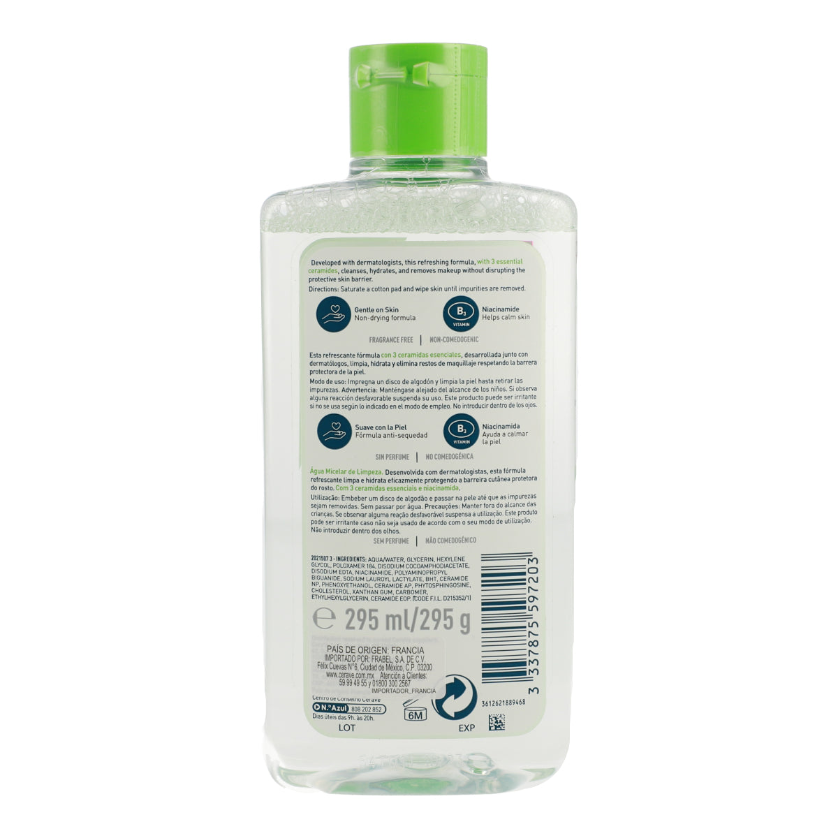 Agua Micelar Limpiadora  / CeraVe 10 Oz 295 ml