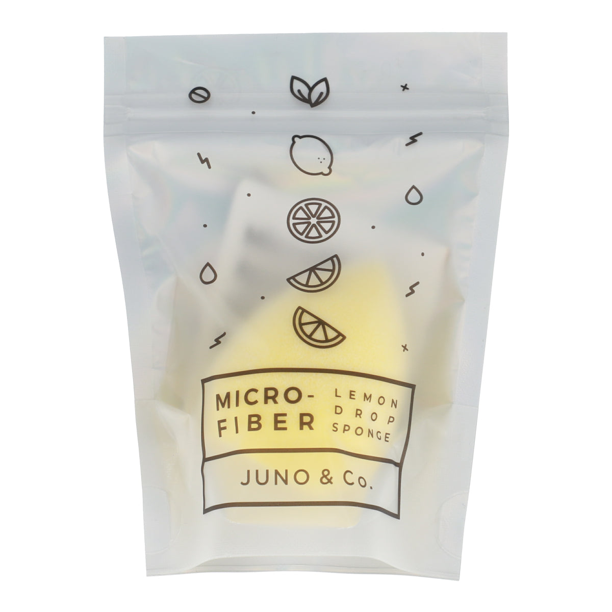 Microfiber Lemon Drop Sponge Juno
