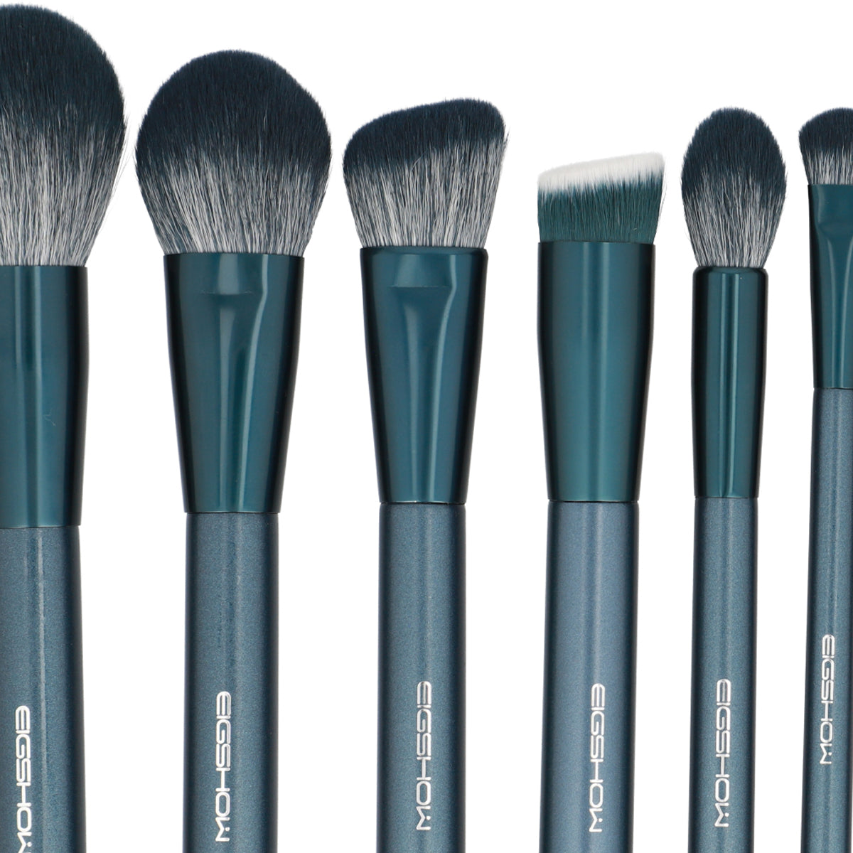 JADE SERIES - 15 Pieces Makeup Brush Kit / Tourmaline Blue
