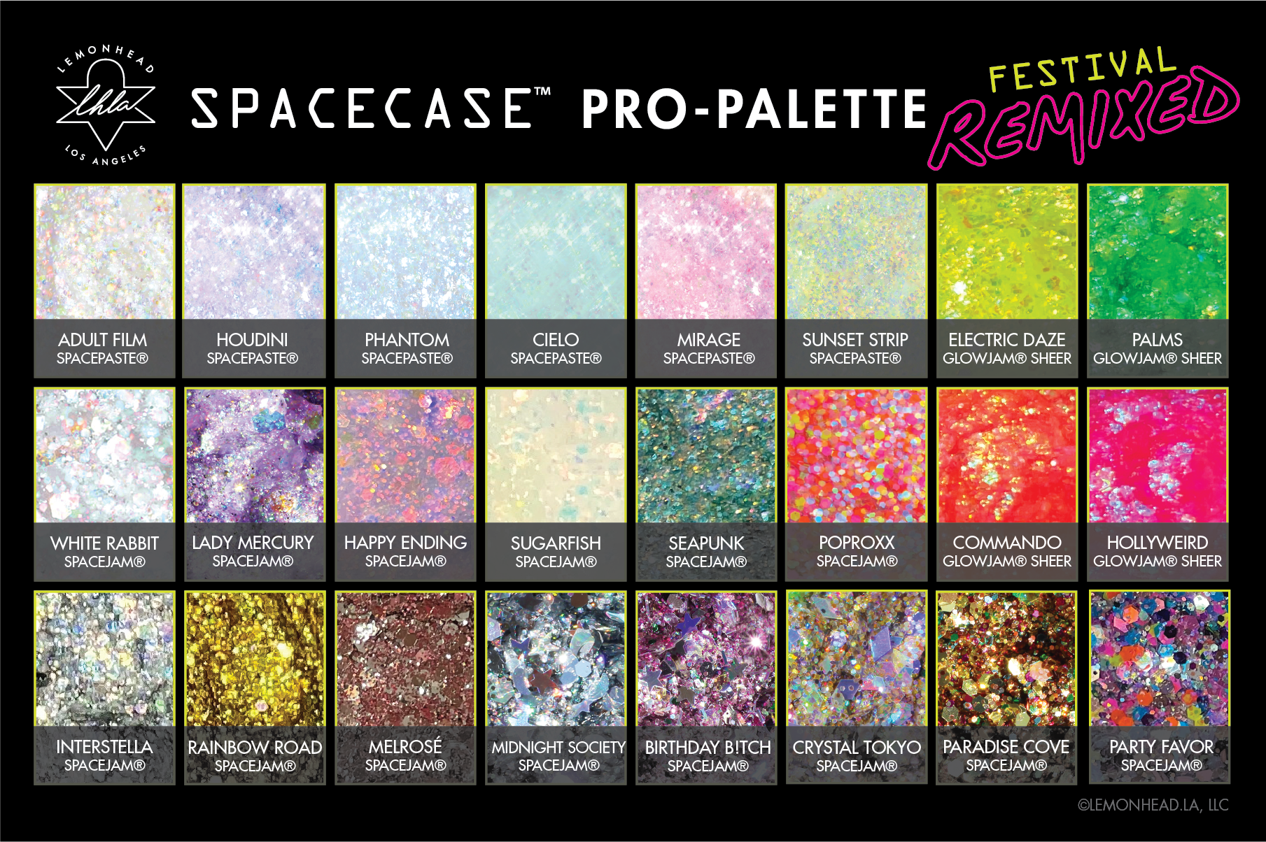 SPACECASE PRO-Palette Remixed - Festival Edit