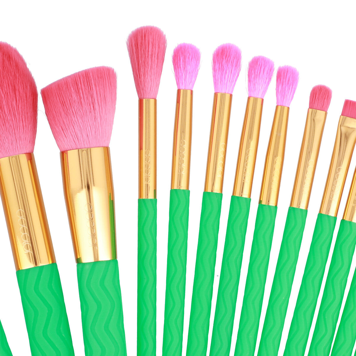 Summer Heat 14 piece Makeup Brush Set