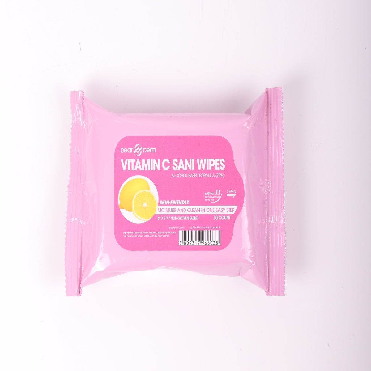 Vitamin C Sani Wipes / Toallitas Desinfectantes